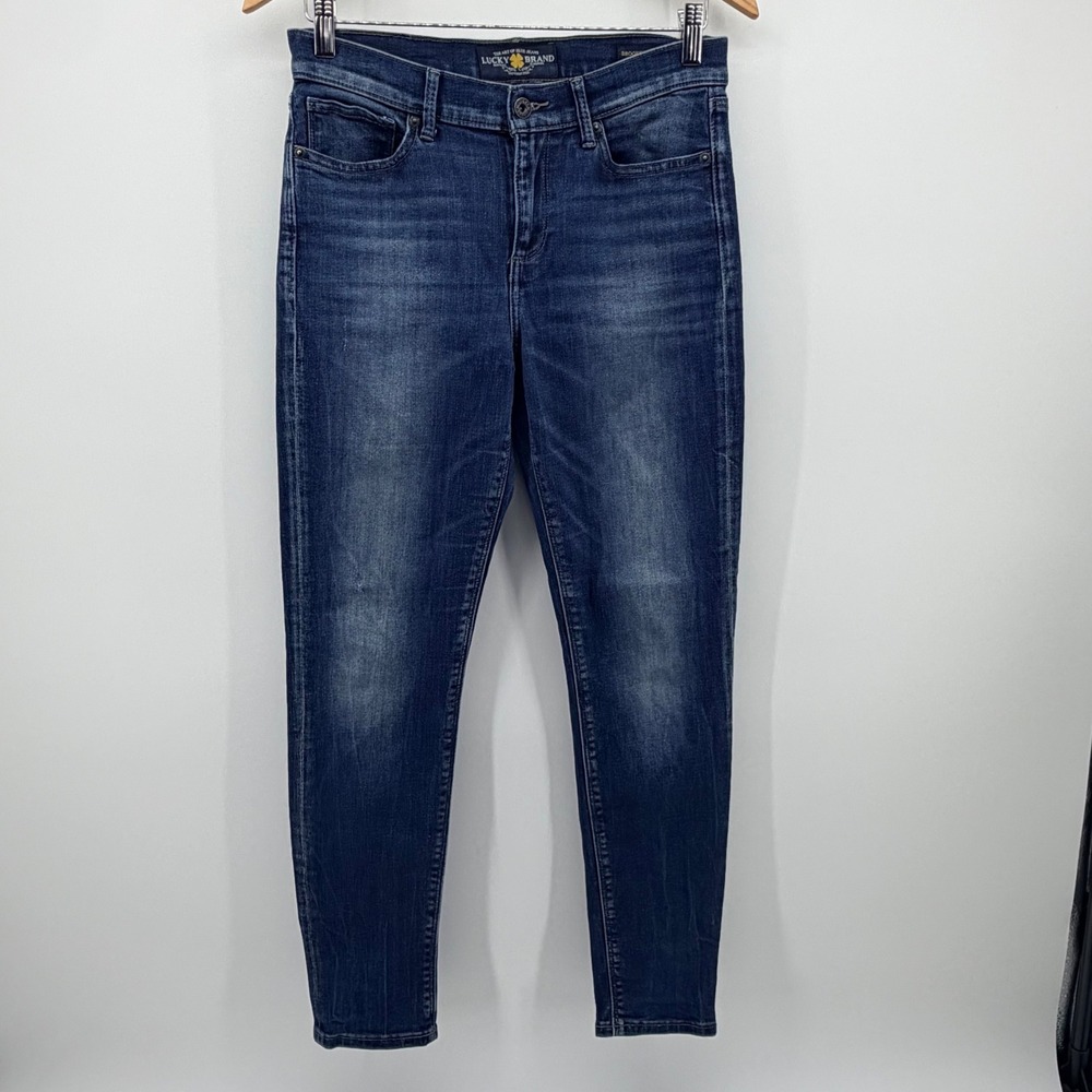 Lucky Brand Brooke Legging Jeans Womens 8/29 Dark Wash Skinny Denim Stretch Blue
